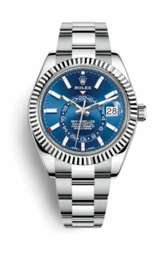 Rolex Sky-Dweller Stainless Steel / White Gold / Blue / Oyster 326934-0003 (M326934-0003)